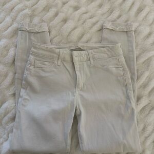 Joe’s Jeans white cropped jeans- size 25